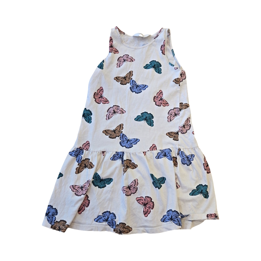 H&M Set of Four Patterned Sleeveless Girl's Dresses Size: 8/10 - Picture 4 of 9